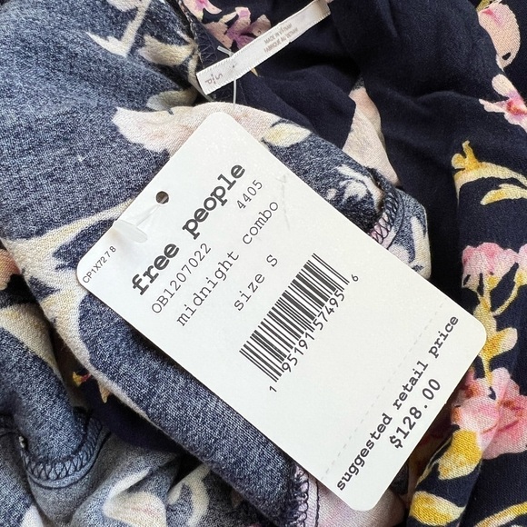 NWT FP Tate Floral Print Bell Sleeve Tunic - Picture 10 of 12